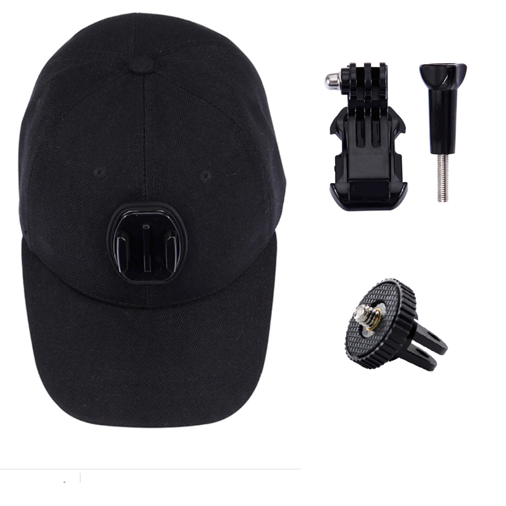 Nón Mũ lưỡi trai có ngàm gắn mọi GoPro và Action Cam