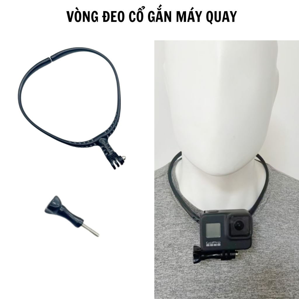 Vòng Đeo Cổ Gắn ActionCam Điện Thoại giá rẻ