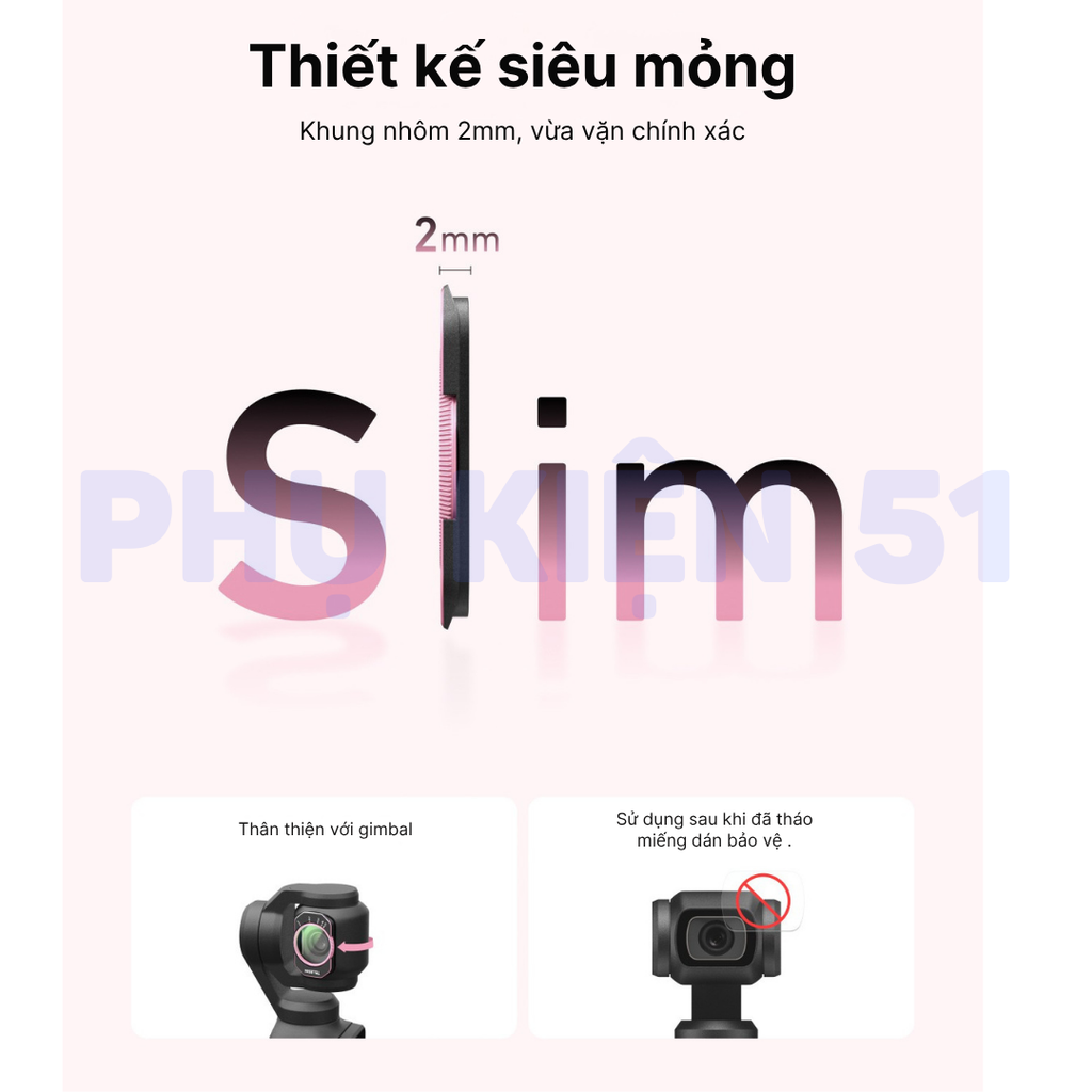 Bộ Filter cho DJI Pocket 4 3 chuyên nghiệp kiểm soát ánh sáng