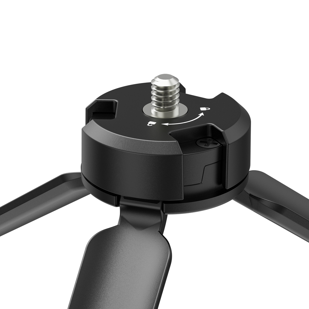 Tripod gấp gọn Telesin hợp kim nhôm dùng pocket 3 , gậy Actioncam