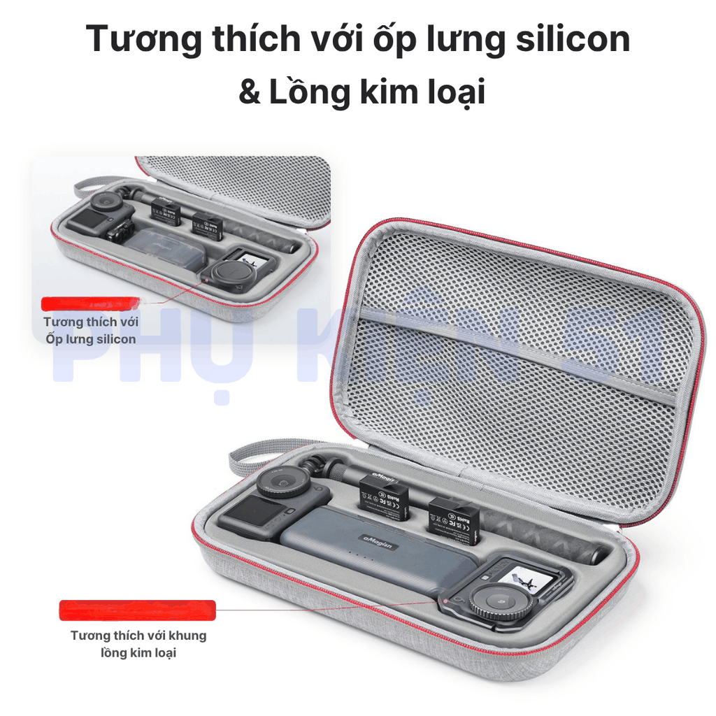 Túi aMagisn đựng phụ kiện Action 6 bảo vệ chống sốc tốt kháng nước