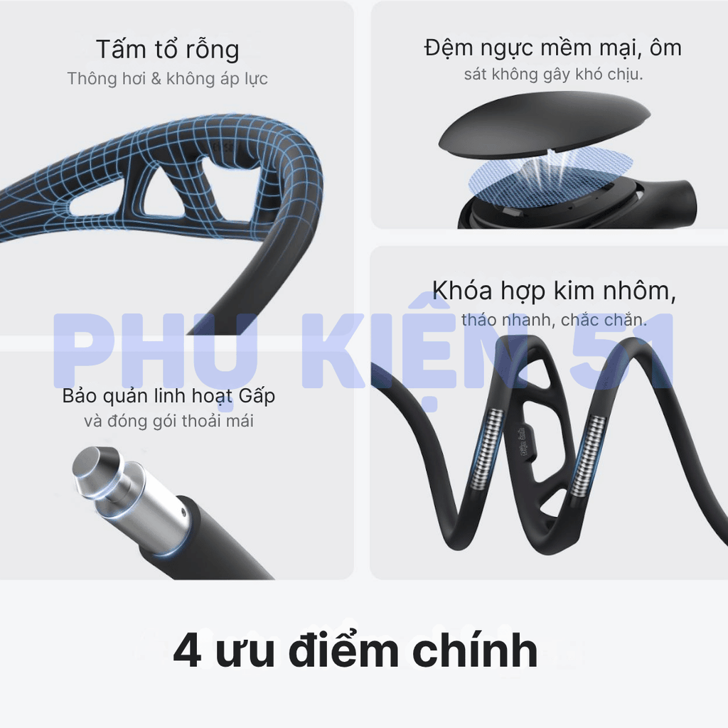 Vòng đeo cổ Telesin SE 3.0 gắn Actioncam Điện Thoại Pocket giảm đau cổ quay POV
