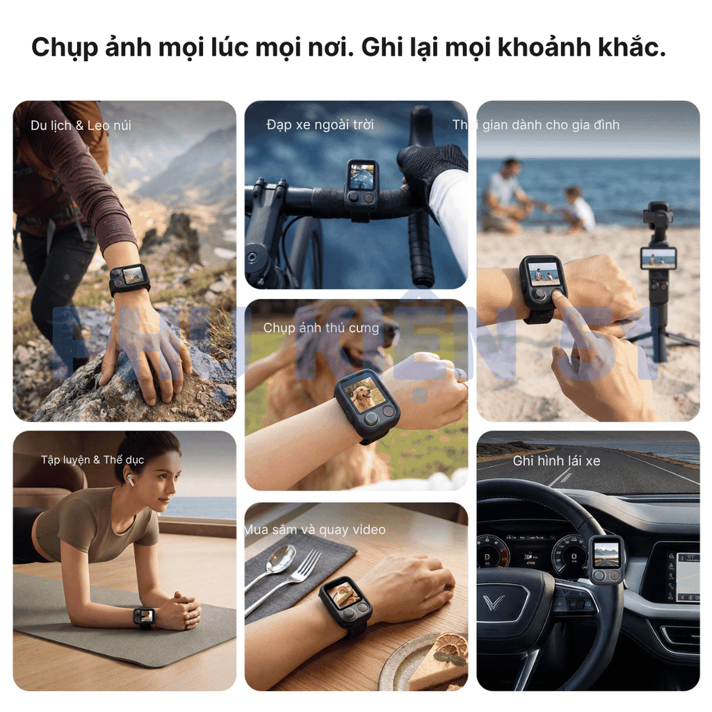 Dây đeo aMagisn cho Remote Pocket 4P cố định giúp coi video trực tiếp