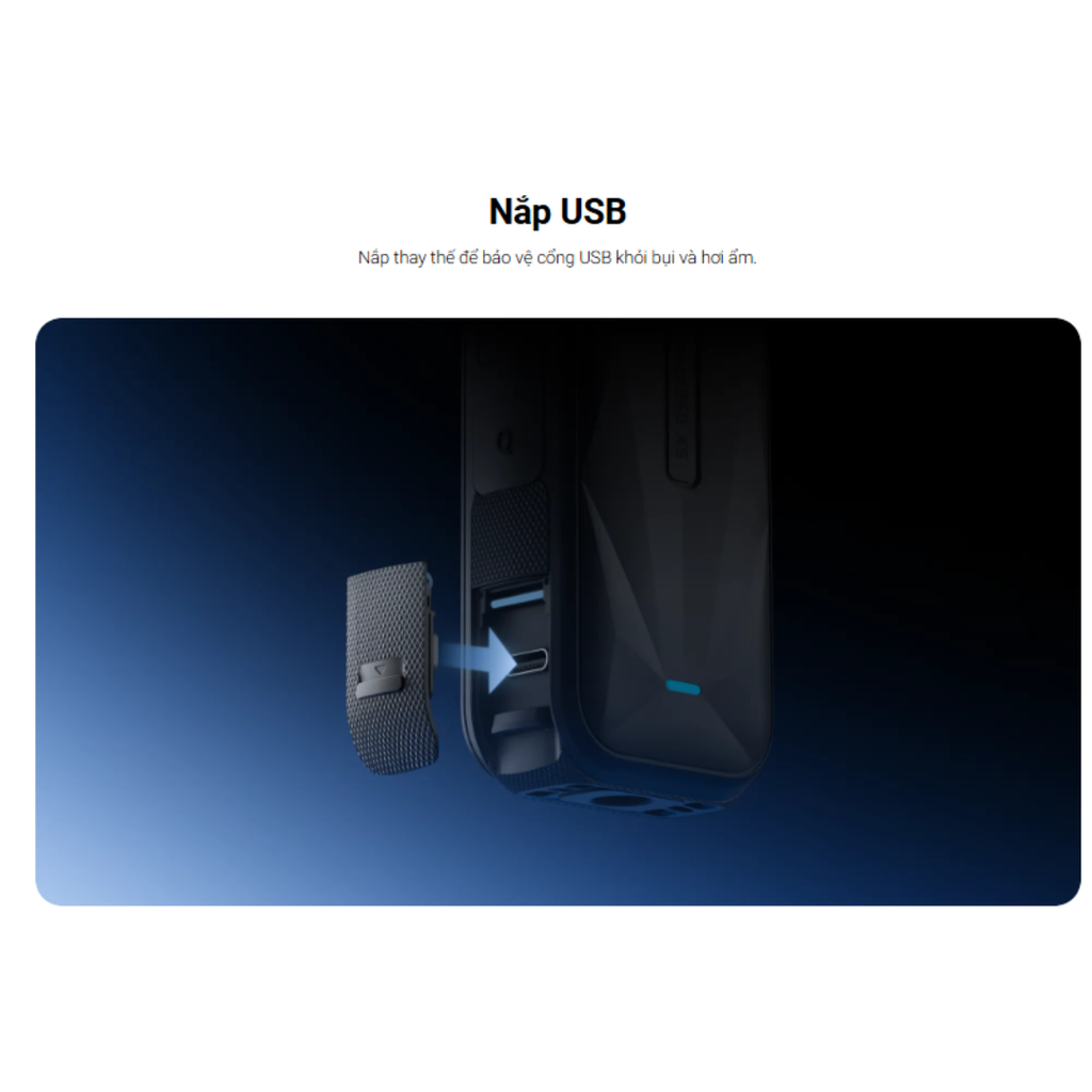 X5 USB Cover - Nắp cổng sạc Insta360 X5 thay thế