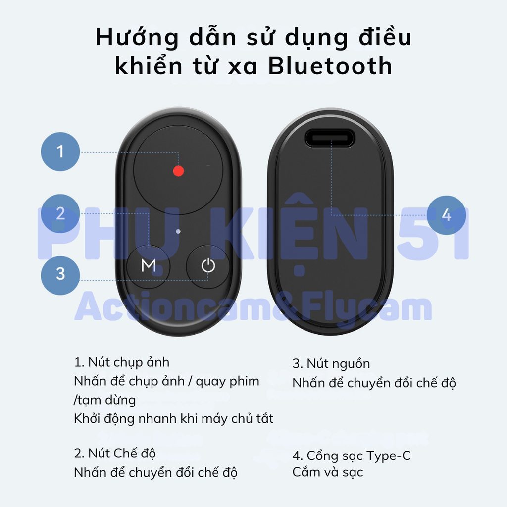 Tripod Telesin kiêm remote DJI Action 4 5 6 , Gopro 9 - 13 Black , điện thoại kéo dài 60cm
