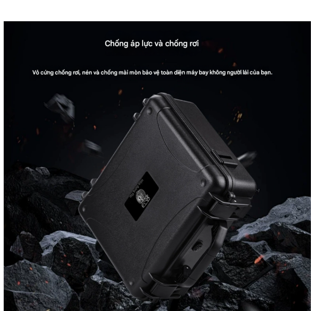 Vali chống sốc DJI Flip bảo vệ flycam ổn định tay cầm