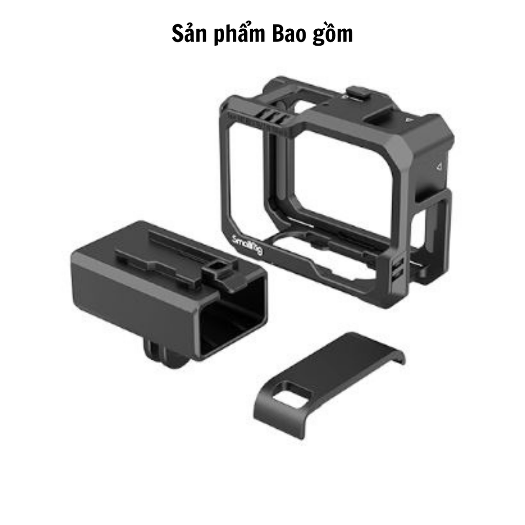 SmallRig Cage GoPro 13 12 11 10 9 có khung gắn Adapter Gopro gắn mic đèn led làm Vlog -Smallrig 3083B