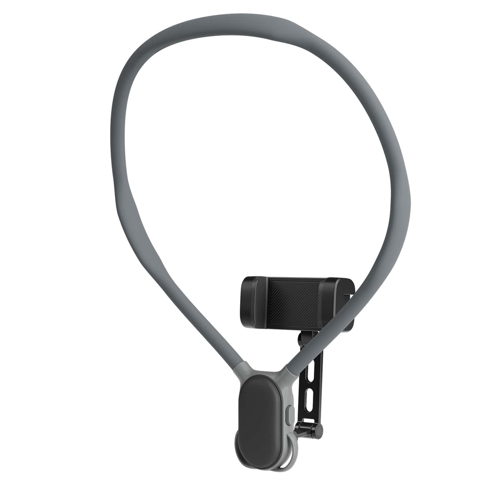 Vòng Đeo Cổ Telesin Góc POV kẹp chắc chắn hỗ trợ quay ngang dọc uốn dẻo tiện dụng S2-HNB-02