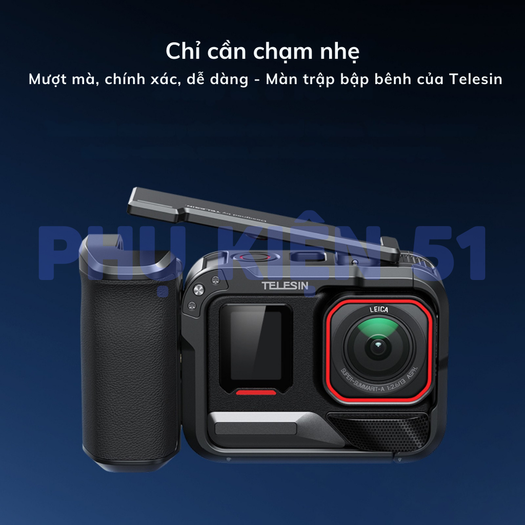 StreetGrip Kit TELESIN cho Insta360 Ace Pro 2 / Pro- Tay cầm hỗ trợ chụp hình đường phố nghệ thuật