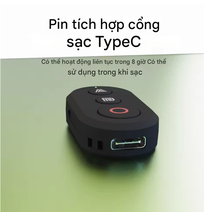 Remote mini cho Gopro Insta360 X4 X3 X2 Ace Pro 2 , 8 9 10 11 12 13 BLACK