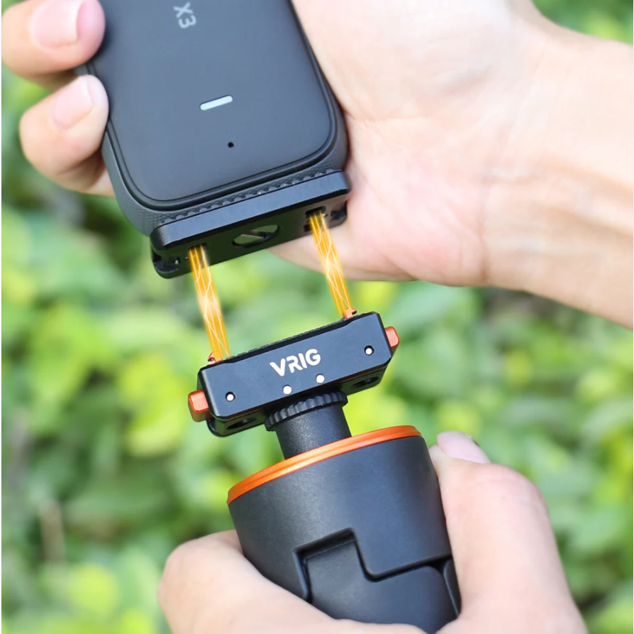 Ngàm Vrig AC 07 cho Insta360 Ace Pro Pro 2 X2 X3 X4 X5 Gopro 12 thao lắp nhanh ngàm chắc chắn