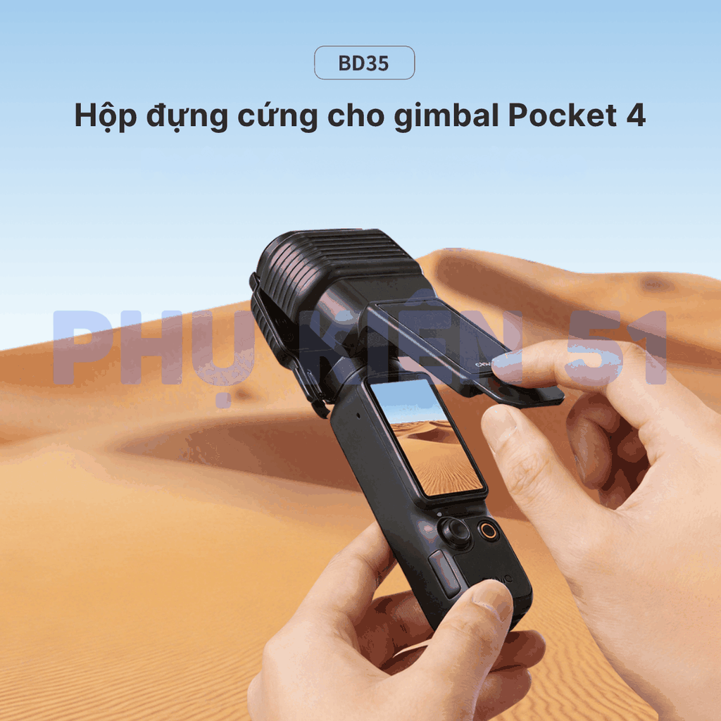 Vỏ bảo vệ aMagisn bảo vệ gimbal DJI Pocket 4 tránh rung lắc va đập