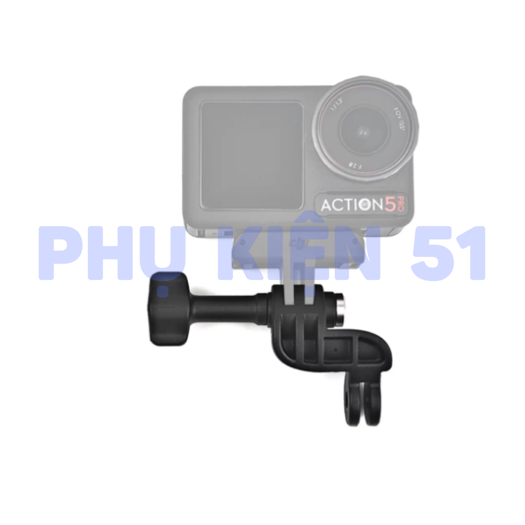 Ngàm gắn Actioncam giúp góc quay chính giữa nón khung hình đẹp TUYU