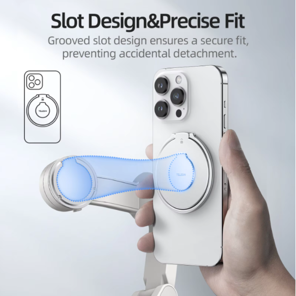 Đế Magsafe Telesin điện thoại cho Gimbal Osmo 6 5 4 SE tiện lợi dễ sử dụng