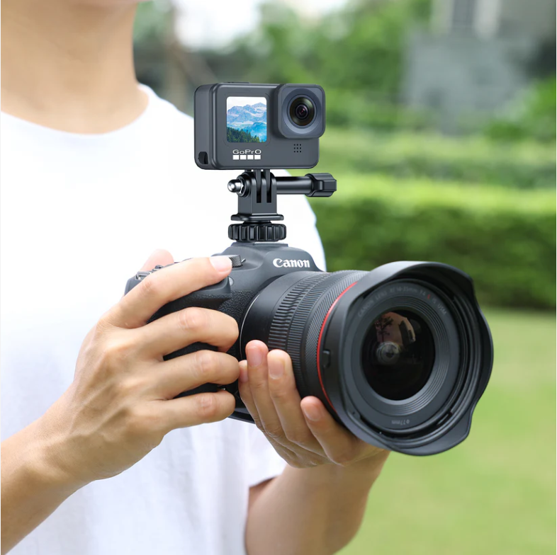 Ngàm Vrig AC 24 gắn Actioncam lên máy ảnh ngàm Cold shoe