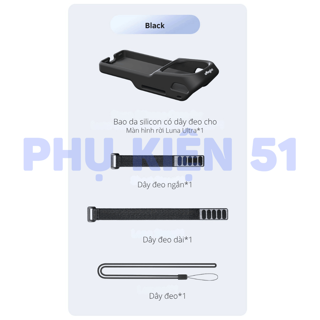 Dây đeo aMagisn cho Remote Insta360 Luna cố định giúp coi video trực tiếp