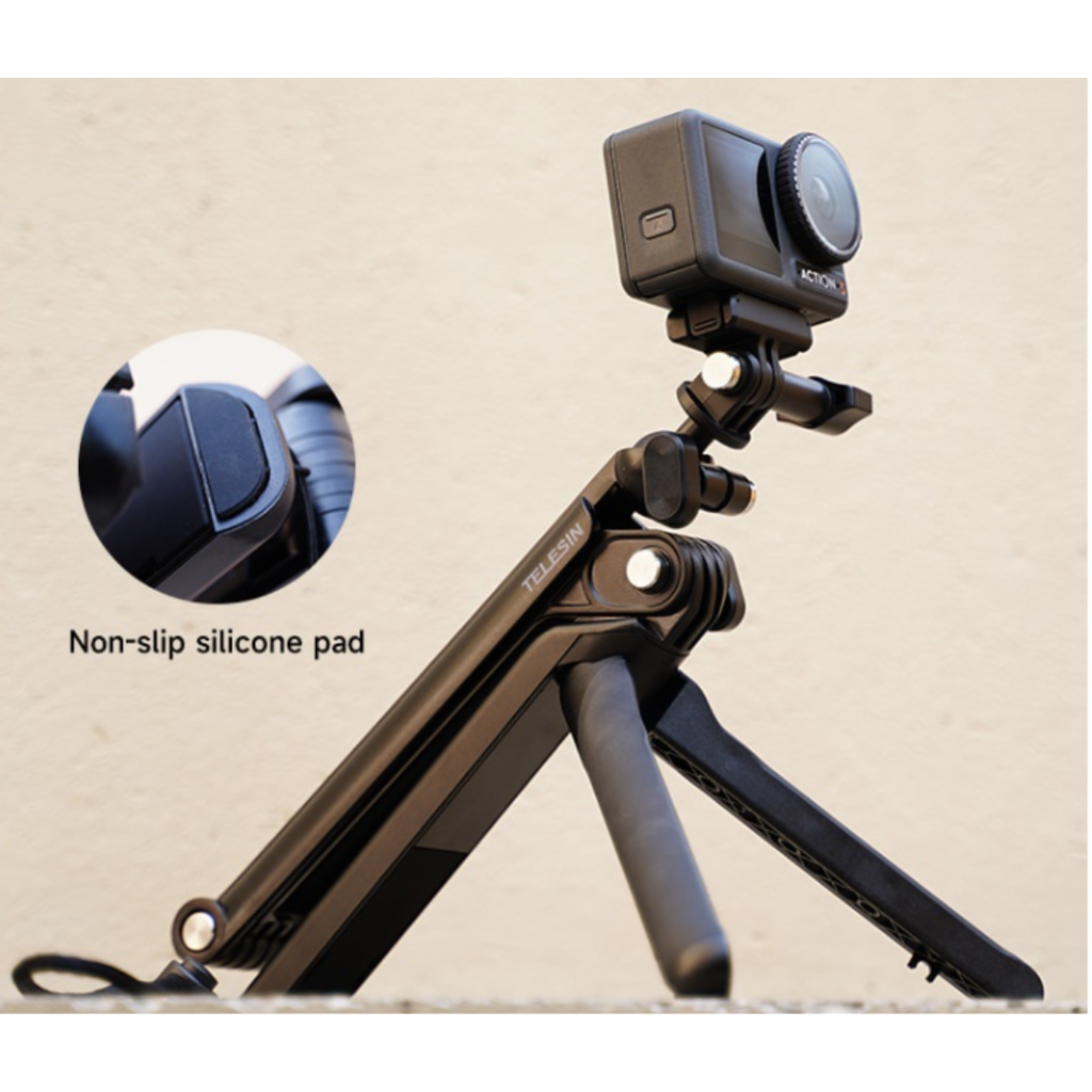 Gậy 3 Way Telesin V2 tích hợp Tripod dành cho Gopro ActionCam Osmo Action Insta360 Ace