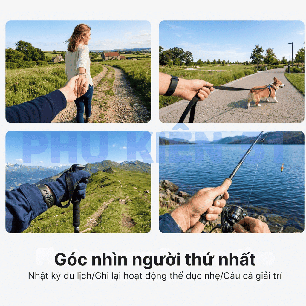 Vòng đeo cổ Telesin SE 3.0 gắn Actioncam Điện Thoại Pocket giảm đau cổ quay POV