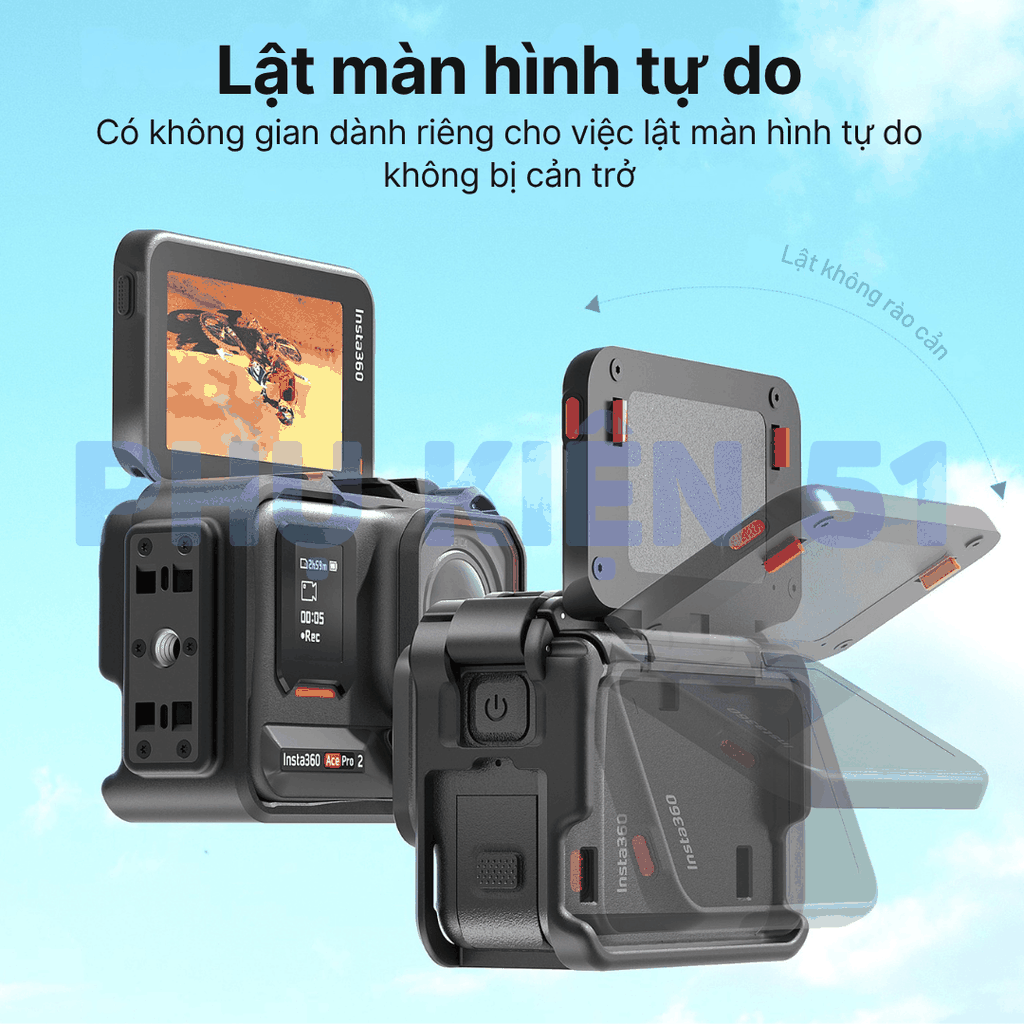 Khung nhựa aMagisn cho Ace Pro 2 Ace Pro giúp quay dọc , bảo vệ máy