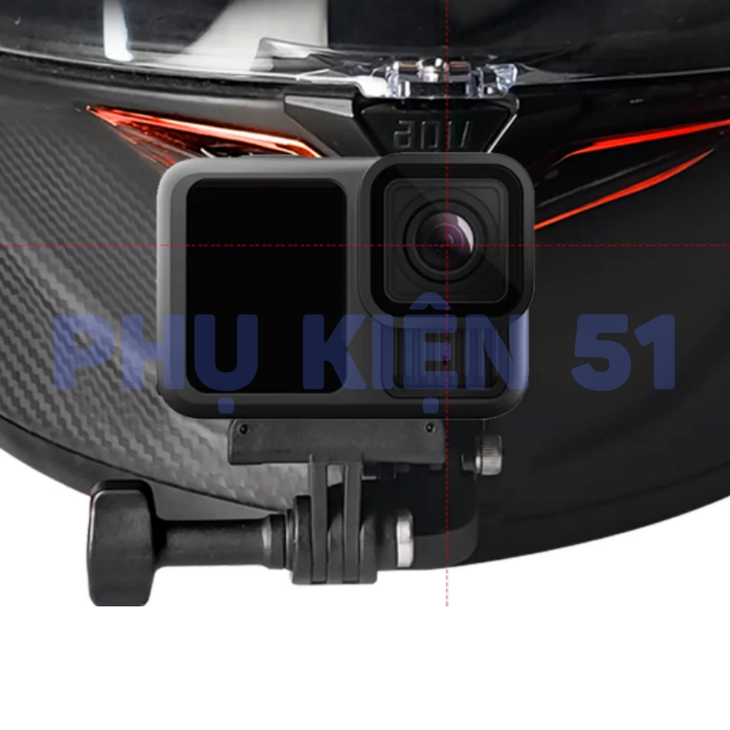 Ngàm gắn Actioncam giúp góc quay chính giữa nón khung hình đẹp TUYU