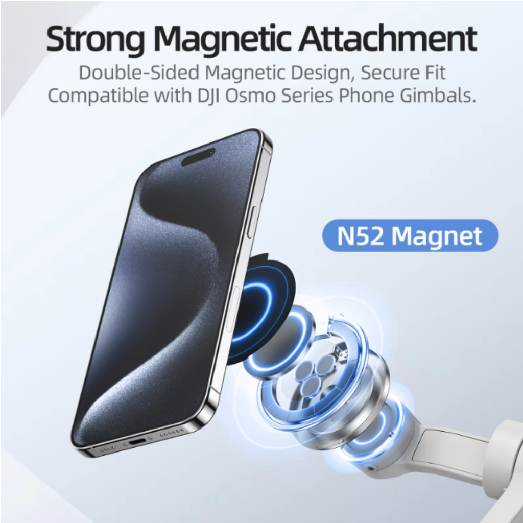 Đế Magsafe Telesin điện thoại cho Gimbal Osmo 6 5 4 SE tiện lợi dễ sử dụng
