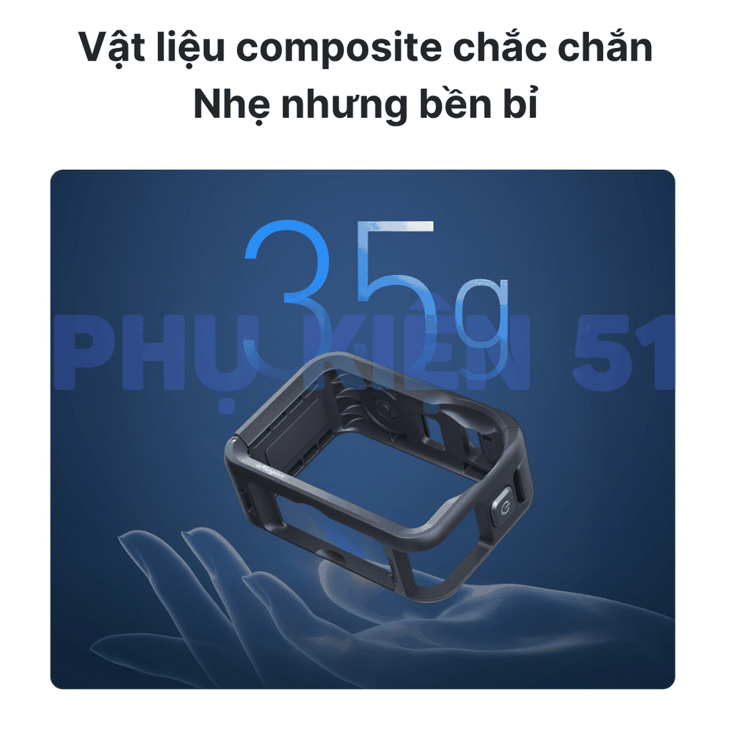 Khung nhựa aMagisn Action 6 hỗ trợ gắn dọc bảo vệ máy