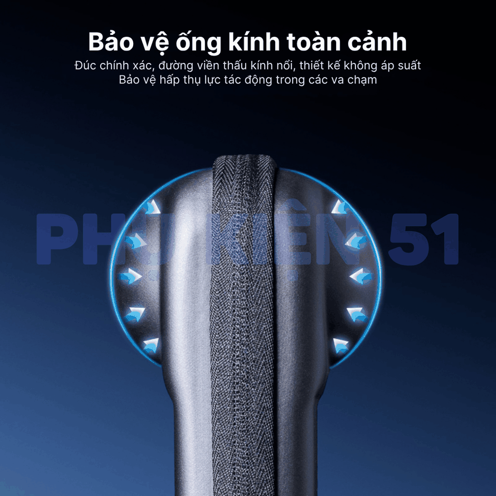 Túi mini Telesin đựng Insta360 X4 X5 bảo vệ camera chống va đập tốt