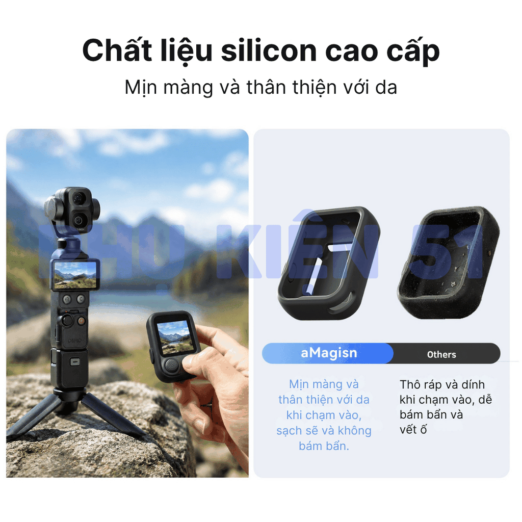 Dây đeo aMagisn cho Remote Pocket 4P cố định giúp coi video trực tiếp