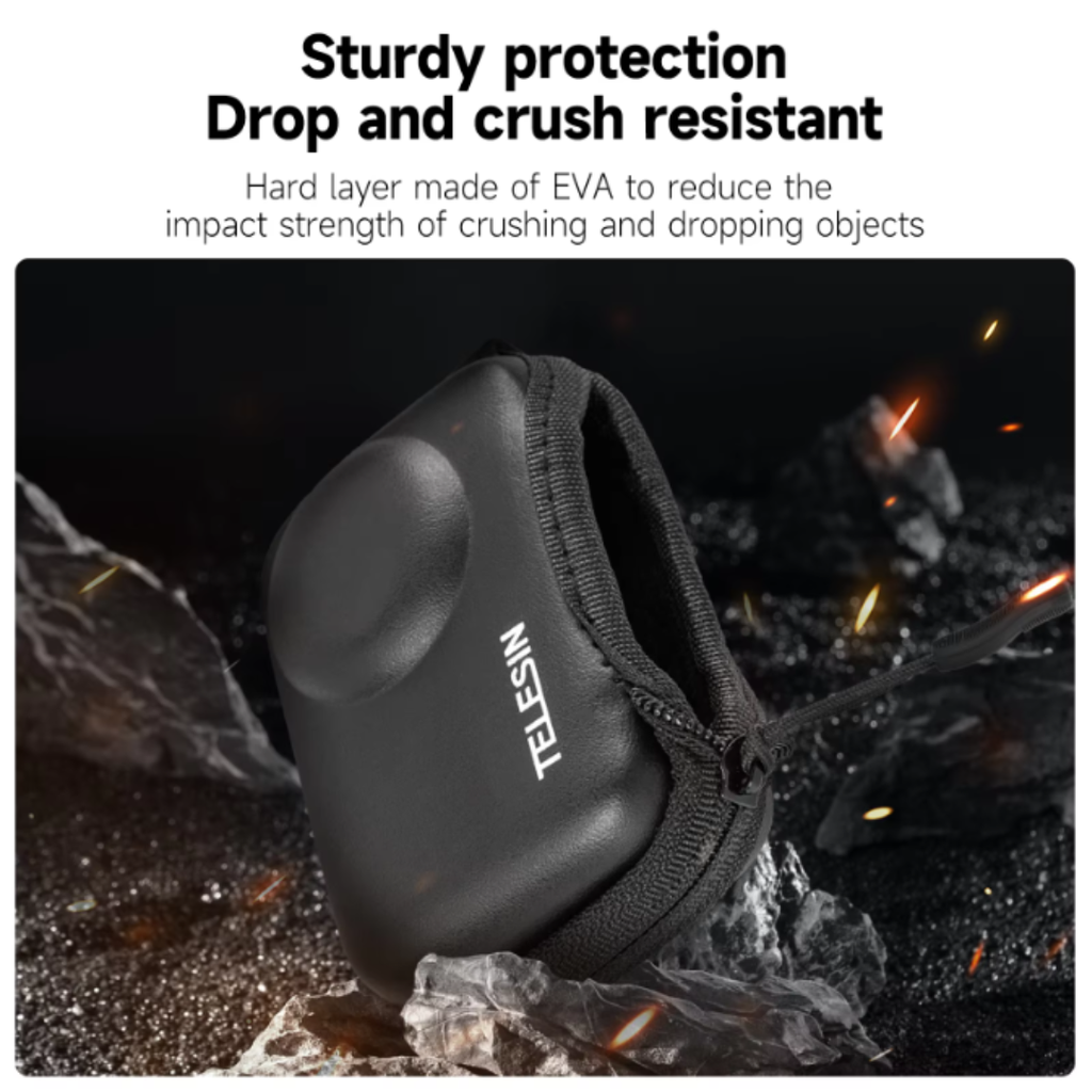 Túi mini Telesin DJI Osmo Action 5 Pro 4 3 bảo vệ máy chống sốc va đập Telesin OA-BAG-002