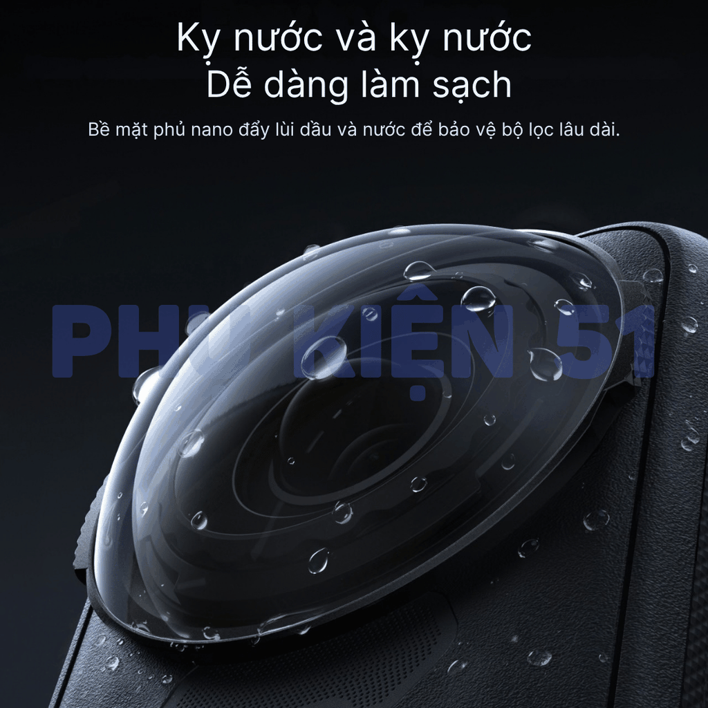Bộ Lọc TELESIN ND16/32/64 Insta360 X6 kiểm soát ánh sáng chuyên nghiệp