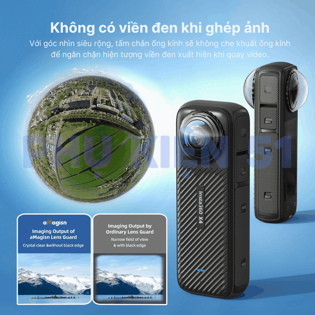 Lens bảo vệ aMagisn Insta360 X4/ X4 Air bảo vệ camera tránh trầy xước