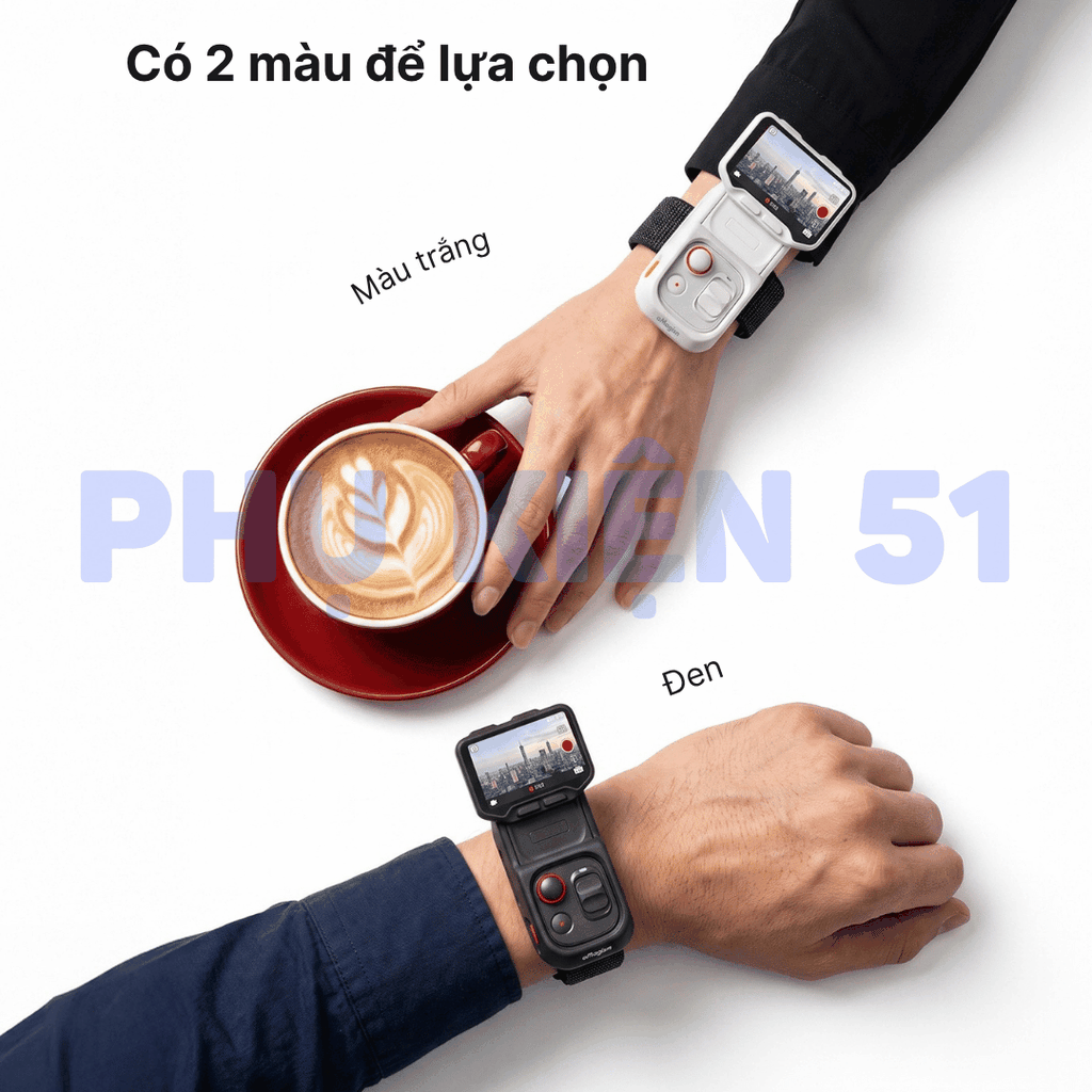 Dây đeo aMagisn cho Remote Insta360 Luna cố định giúp coi video trực tiếp