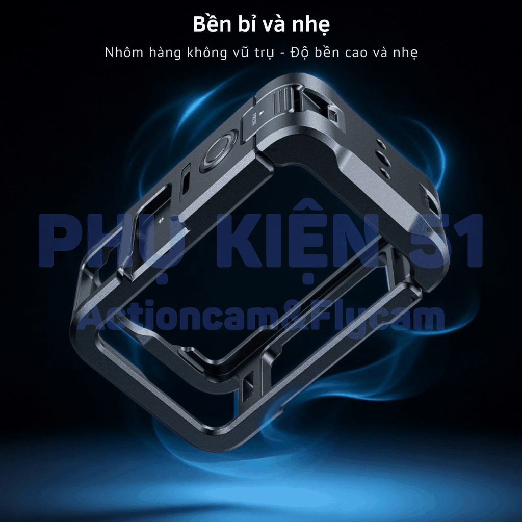 Khung Hợp Kim Telesin Action 6 bảo vệ camera chống trầy xước - S6-FMS-35-TDJ