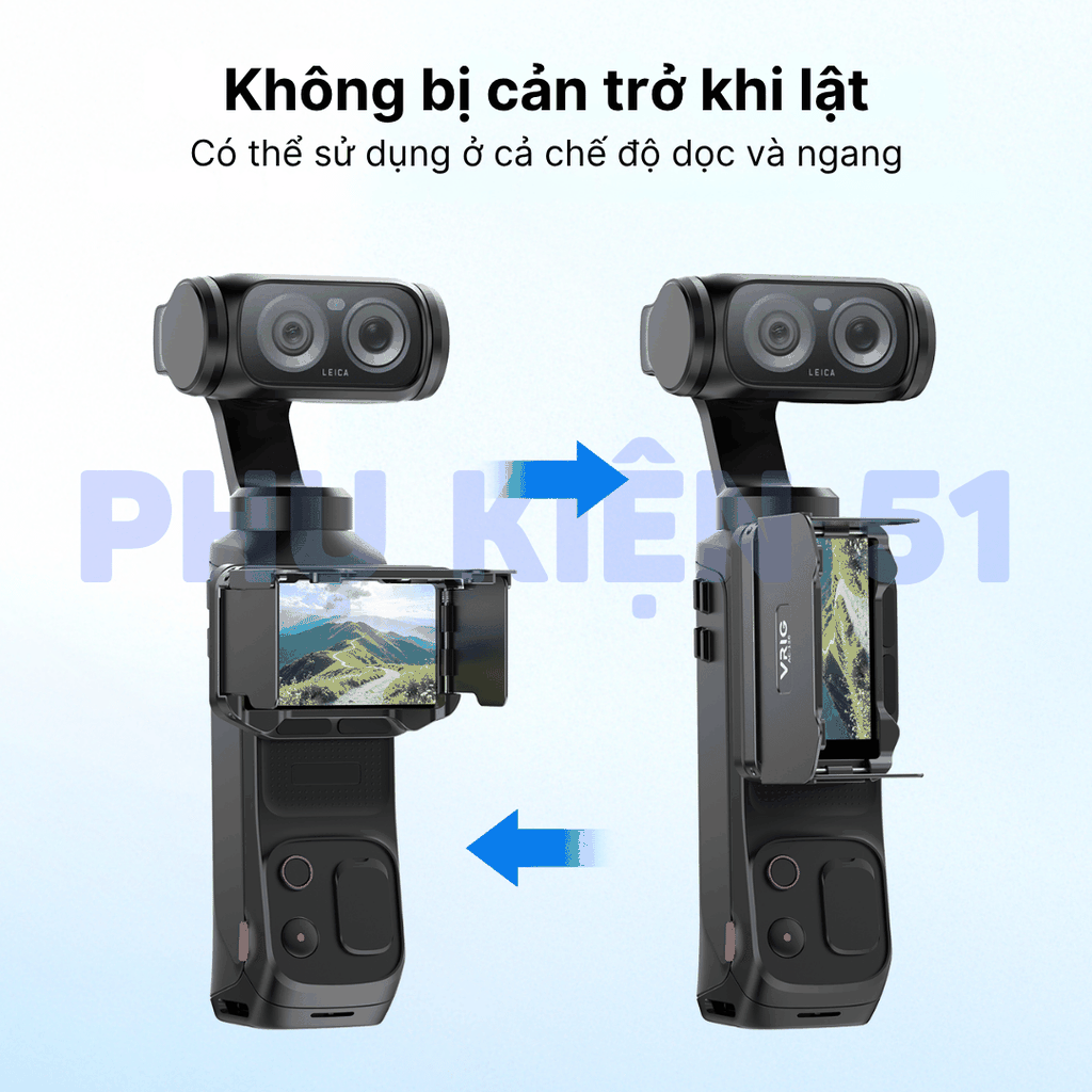 Nắp che nắng Vrig cho Insta360 Luna giúp nhìn rõ màn hình bảo vệ