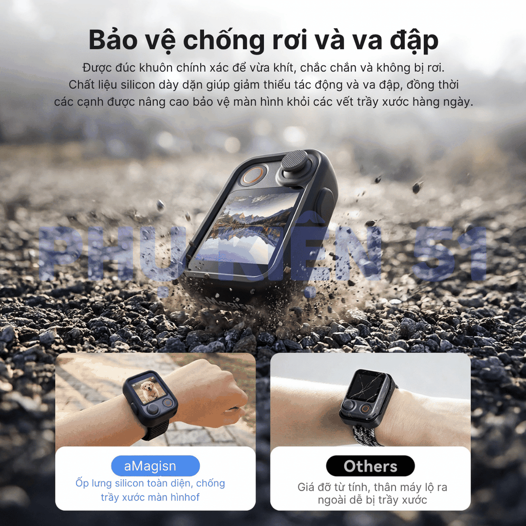 Dây đeo aMagisn cho Remote Pocket 4P cố định giúp coi video trực tiếp