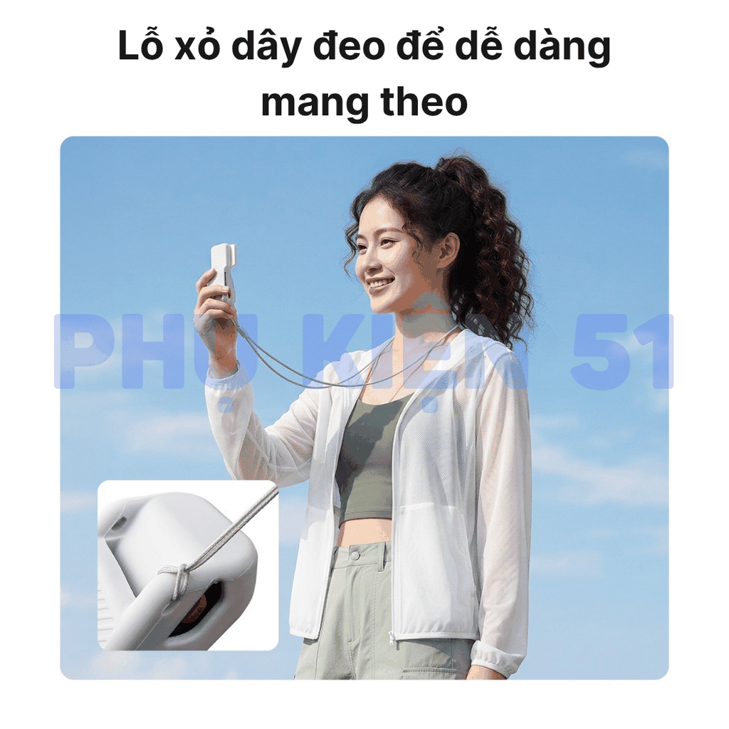 Dây đeo aMagisn cho Remote Insta360 Luna cố định giúp coi video trực tiếp