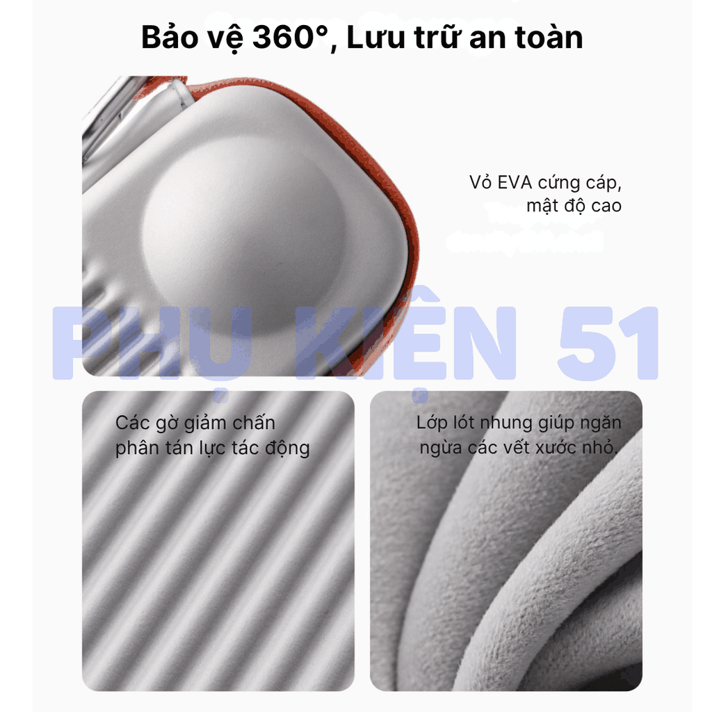 Túi Mini Telesin cao cấp Insta360 X4 X5 bảo vệ camera kháng nước