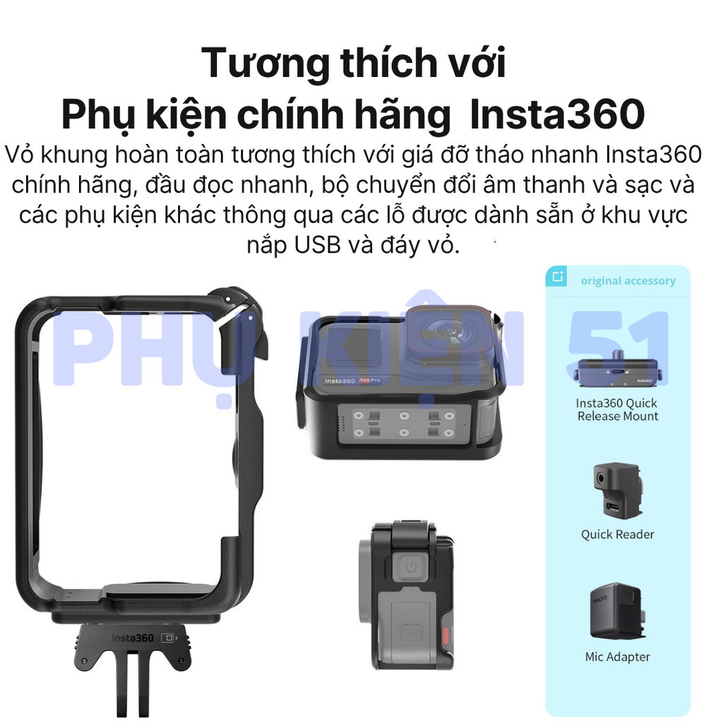 Khung nhựa aMagisn cho Ace Pro 2 Ace Pro giúp quay dọc , bảo vệ máy