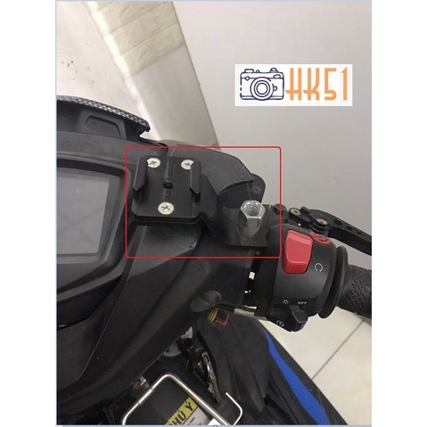 Pass chân gương gắn Gopro ActionCam lên xe máy cực kì chắc chắn