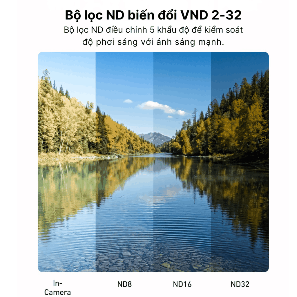 Filter Kit cho Pocket 4 Pro CPL+VND8-32+Cool rose kiểm soát ánh sáng