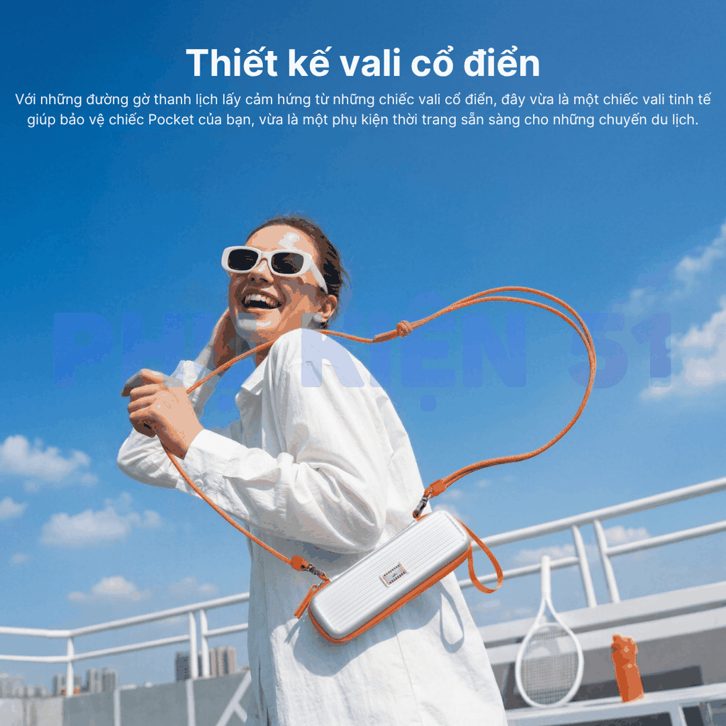 Túi Telesin cao cấp cho Pocket 4 3 đeo chéo vai cầm tay  bảo vệ camera