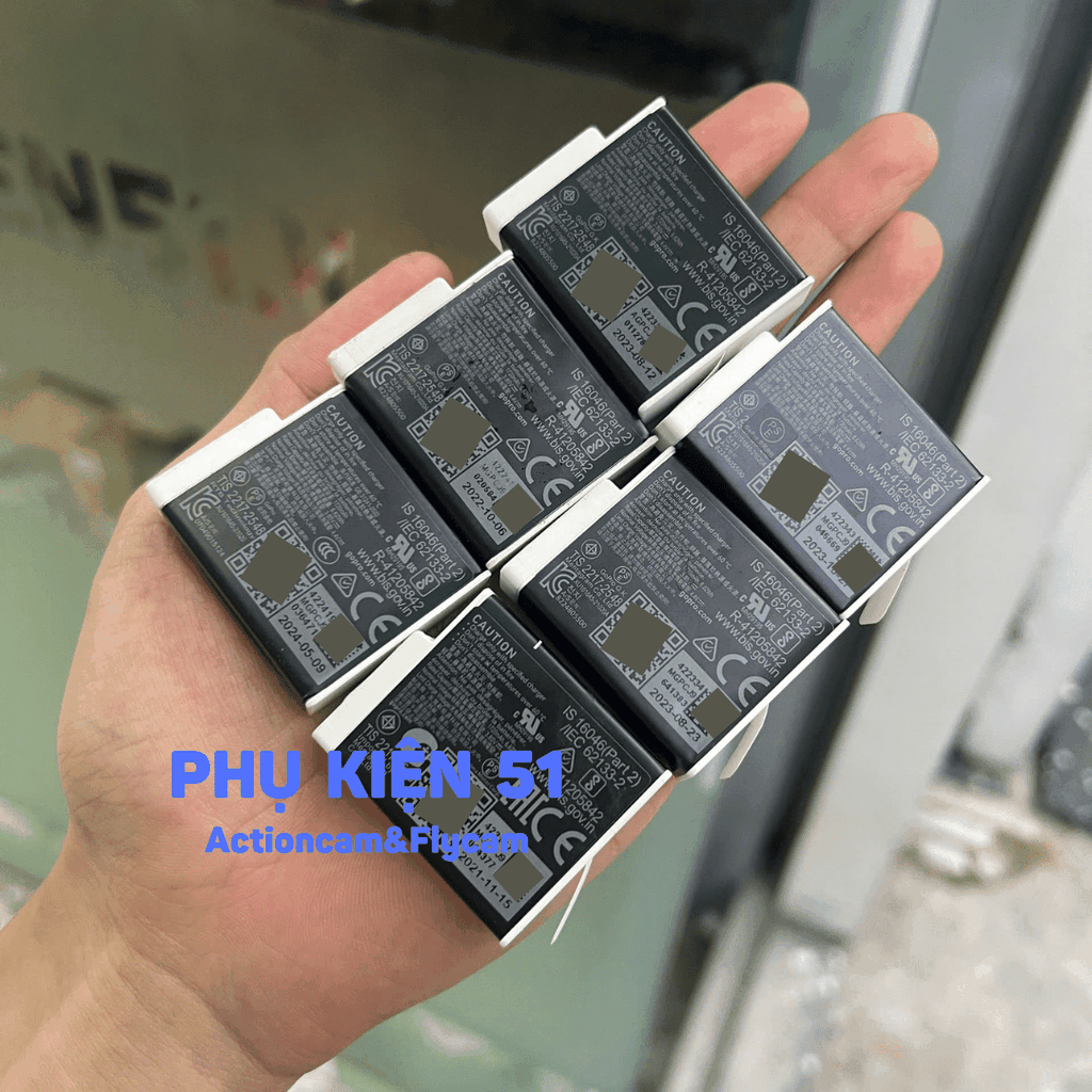 Pin Gopro 12 11 10 9 Black dung lượng 1720mAh thay thế pin theo máy