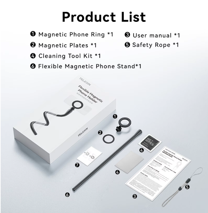 Gậy dẻo hít magsafe điện thoại uốn dẻo đa năng