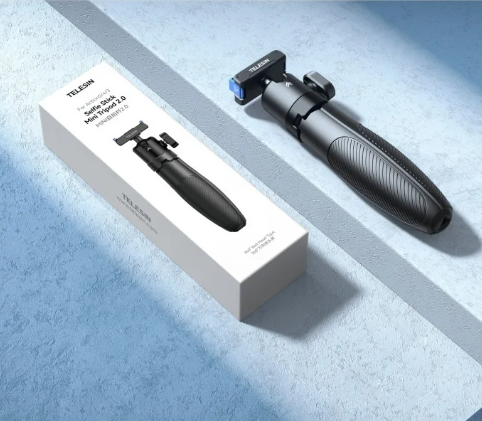 Tripod mini Telesin tích hợp ngàm Osmo 360 Action 5 4 3 tiện lợi nhỏ gọn