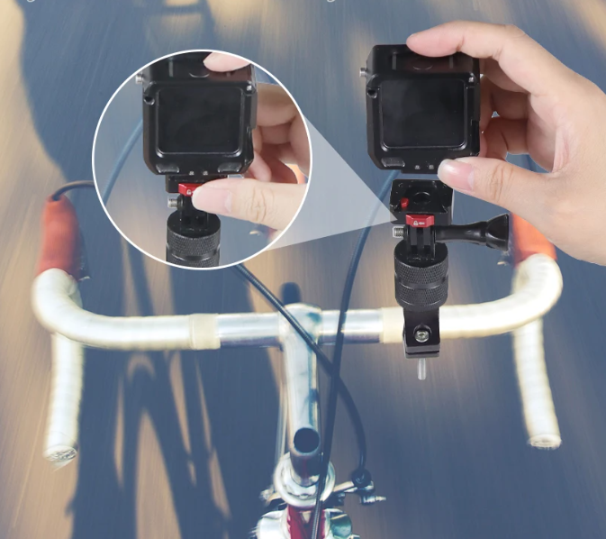 Ngàm CNC thao tác nhanh cho Actioncam Gopro Insta360 Osmo Action chắc chắn