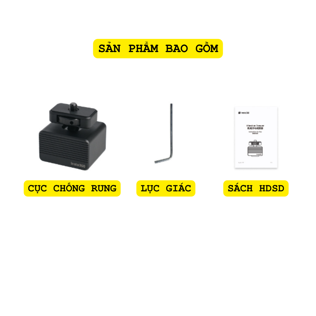 Phụ kiện chống rung cơ học cho Insta360 - Insta360 Vibration Damper- Chính Hãng