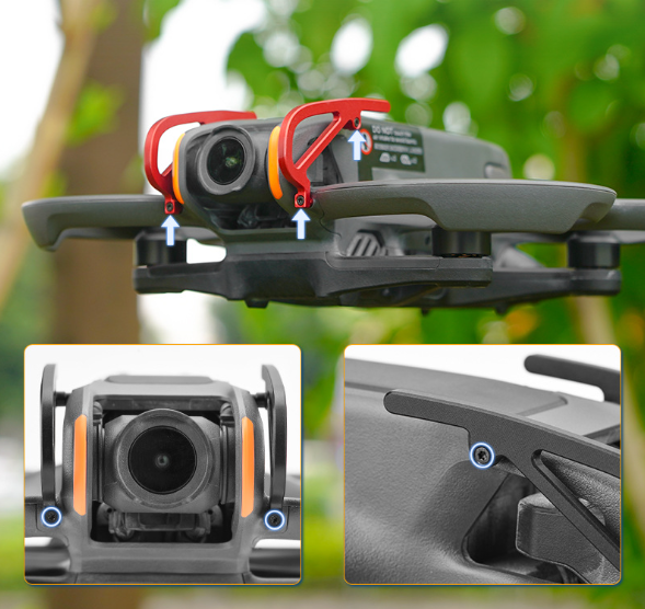 Thanh cản hợp kim bảo vệ camera Avata 2 chịu lực va chạm chống hư camera