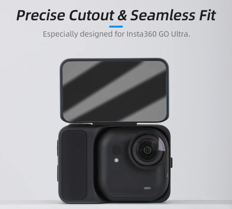 Cường lực Insta360 Go Ultra bảo vệ chống trầy xước