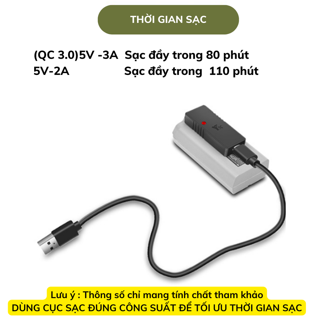 Hub sạc đơn Yx cho DJI Mini 2/ Mini 2 SE/ Mini 4K QC3.0 15W có đèn báo