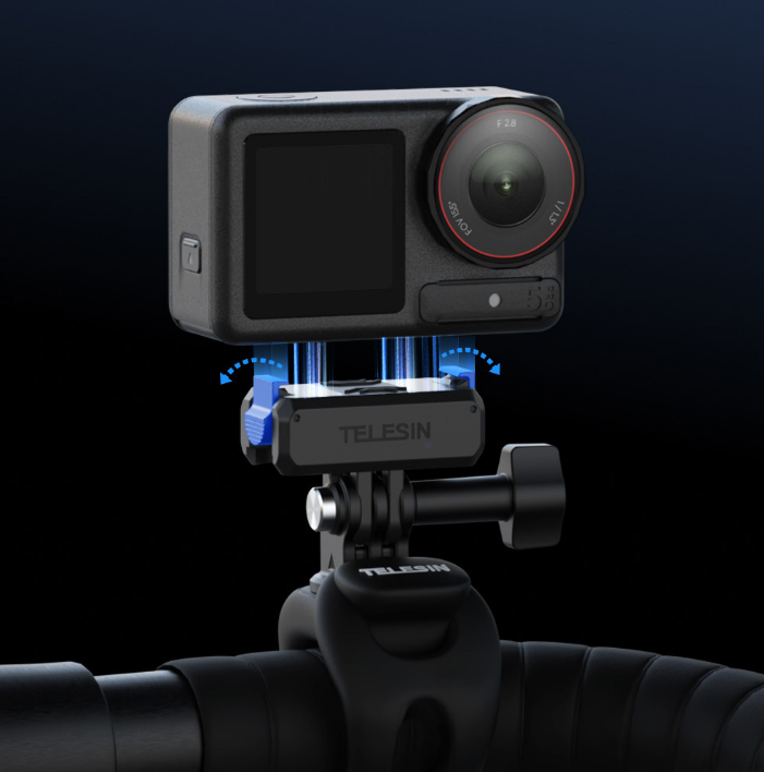 Ngàm Telesin Osmo Action 5 4 3 Osmo 360 Nano tích hợp ren 1/4 tiện lợi